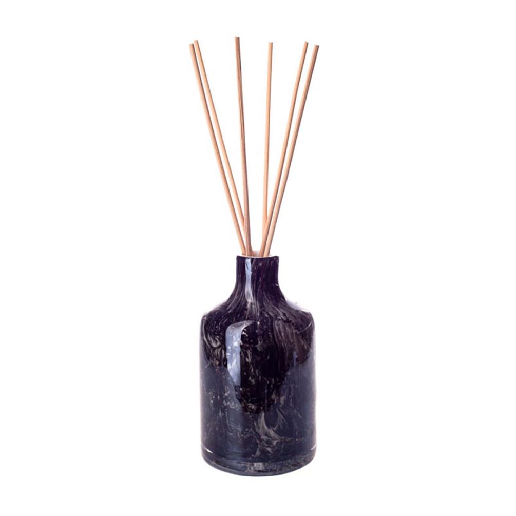 Amelia Art Glass Black Marble Apothecary Reed Diffuser £19.34